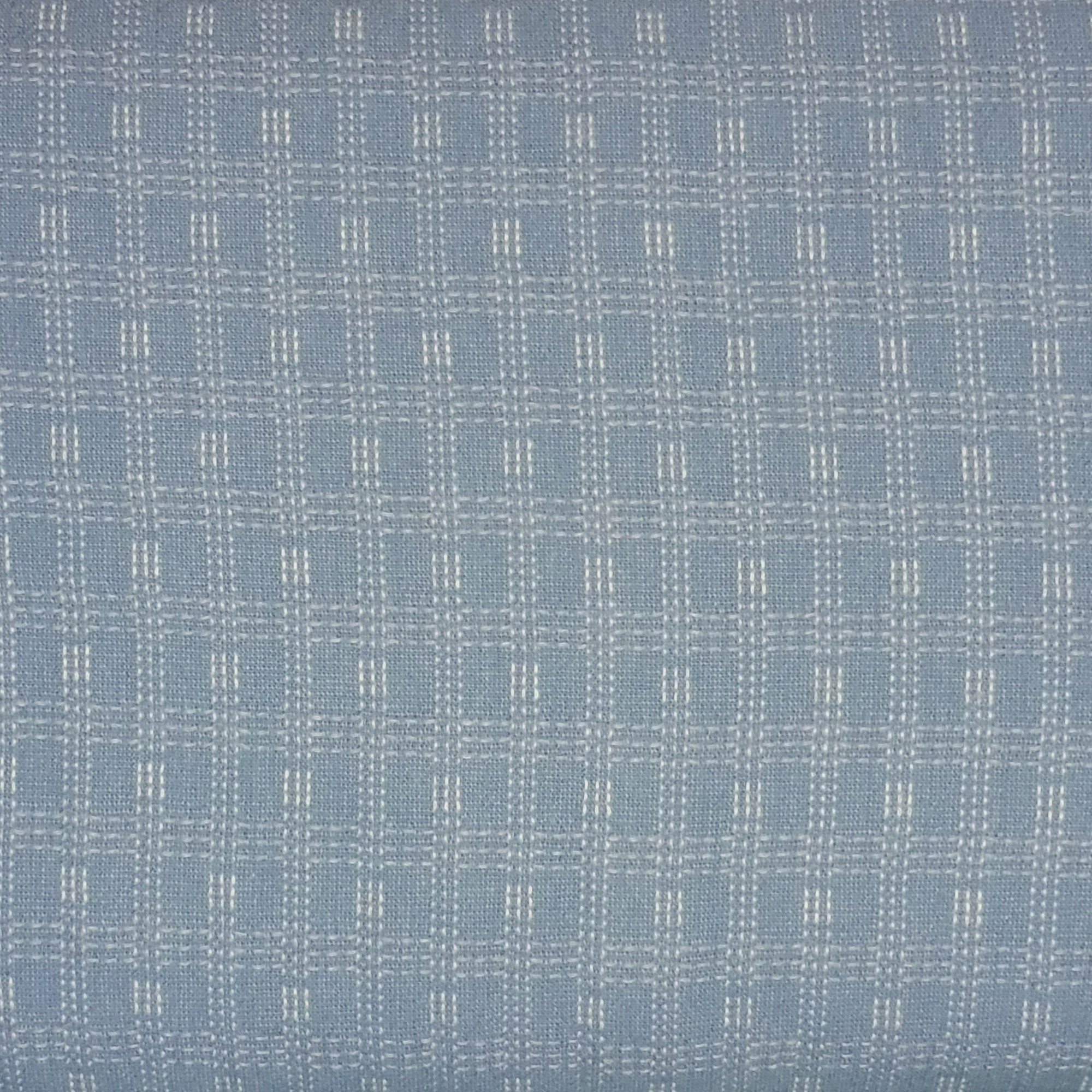Japanese Yarn Dyed Rectangle Plaid in Blue Japanese Yarn Dyed Rectangle Plaid in Blue