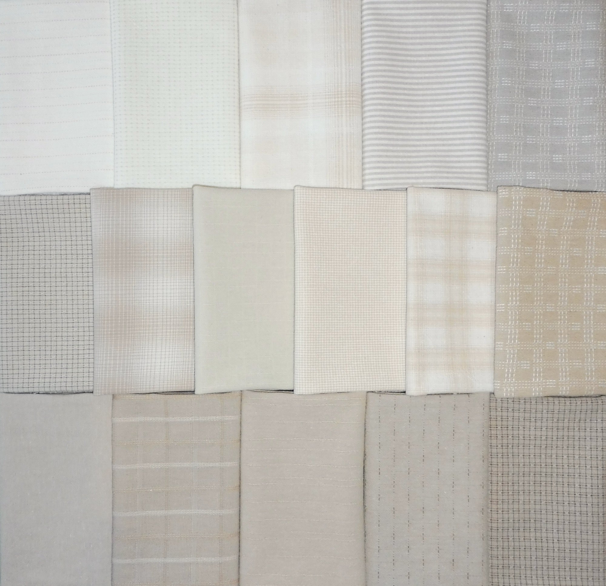 Japanese Yarn Dyed Plaid in Light Grey Japanese Yarn Dyed Plaid in Light Grey